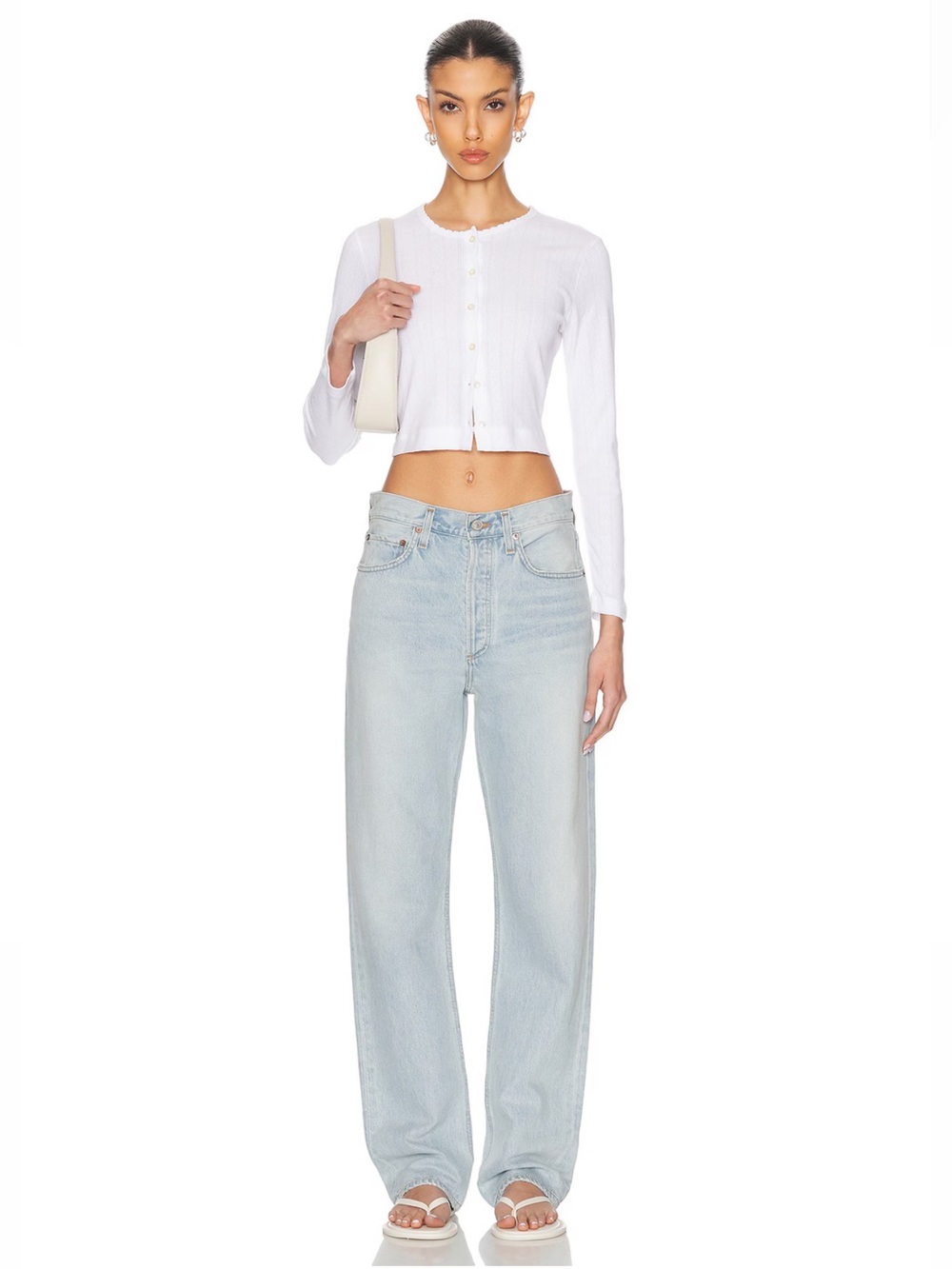 NWT Agolde Kelly High Rise Straight Jeans Wave